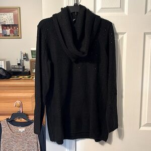 Black sequin sweater